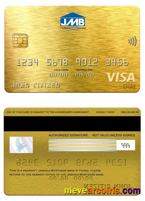 Jamaica Mortgage bank visa gold card
